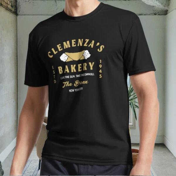 

New Clemenzas Bakery Active Logo Men s Black T shirt Funny Size S to 5XL S