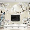 Photo Wallpaper Chinese Style Magnolia Flowers And Birds Mural Living Room TV Sofa Study Home Decor Painting Papel De Parede 3 D