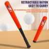 Children's Baseball Toy Set with Pedal Launcher and Telescopic Bat for Indoor/Outdoor Parent-Child Sports