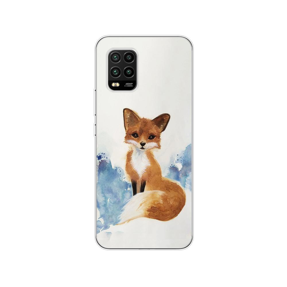 For Xiaomi Mi 10 Lite Case 6.57" Soft Silicon Tpu Cover For Xiaomi Mi 10Lite 5G Mi10Lite Phone Back Shell Bumper Funda