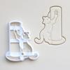 Kitty Cat Butt Cookie Cutter Safe Material DIY Biscuit Mold Stamp Bakeware Suitable for Halloween Birthday