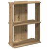 VidaXL 3-Tier Bookcase Artisan Oak 60x30x80 Cm, Shelf, Book Shelf, Storage Shelf, Cabinet 860264