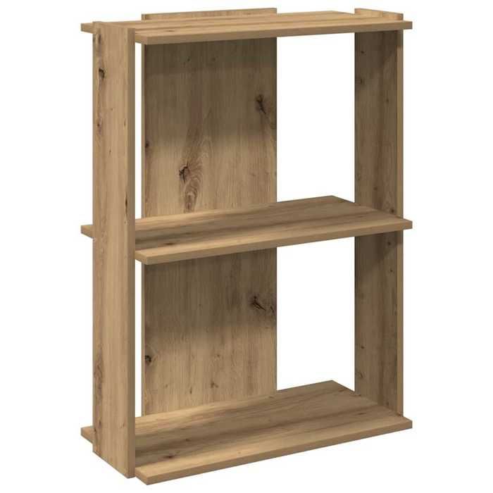 VidaXL 3-Tier Bookcase Artisan Oak 60x30x80 Cm, Shelf, Book Shelf, Storage Shelf, Cabinet 860264