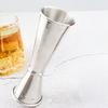 Stainless Steel Cocktail Jigger Double Measuring Cup with Measurements Inside for Bartenders Home Use Professional Bar Tool for Accurate