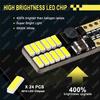 2-20 PCS T10 W5W LED Bulb Canbus 12V 24V 6500K White Super Bright Car Interior Dome Door Trunk Linse Plate Wedge Side Lights