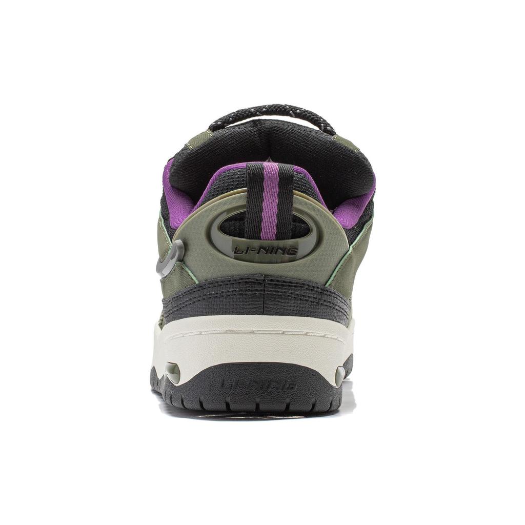 Li Ning CF Su Series Comfortable Breathable Shock Absorbing Durable Low Top Casual Shoes Men sneaker Green AGCT329-2