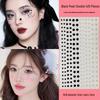 Blue Star Diamond Face Stickers: Adhesive Rhinestone Designs for Tear Eye Makeup, Perfect for Music Festivals.