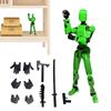 1KS 13 Kloubů Figurka Kloubová Pohyblivá Cvičná Panna DIY Sestavitelná Hračka 3D Tištěná Akční Figurka Stop Motion Animace Cvičná