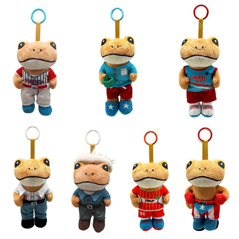 Neuer Sapo Concho Bad Bunny Plüschtier Niedliches Concho Cartoon Plüschtier Schlüsselanhänger Taschendekoration Kuscheltier Anhänger Spielzeug Weihnachtsgeschenk