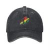 Bawełniana czapka z daszkiem Rasta Lion Haftowana, Płukana, Klasyczna Czarna, Regulowany Rozmiar, Styl Vintage, Czapka Streetwear z Kolorowym Wzorem