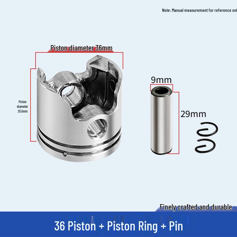 Four-Stroke Lawn Mower Piston Ring & Two-Stroke Brush Cutter Piston Assembly 