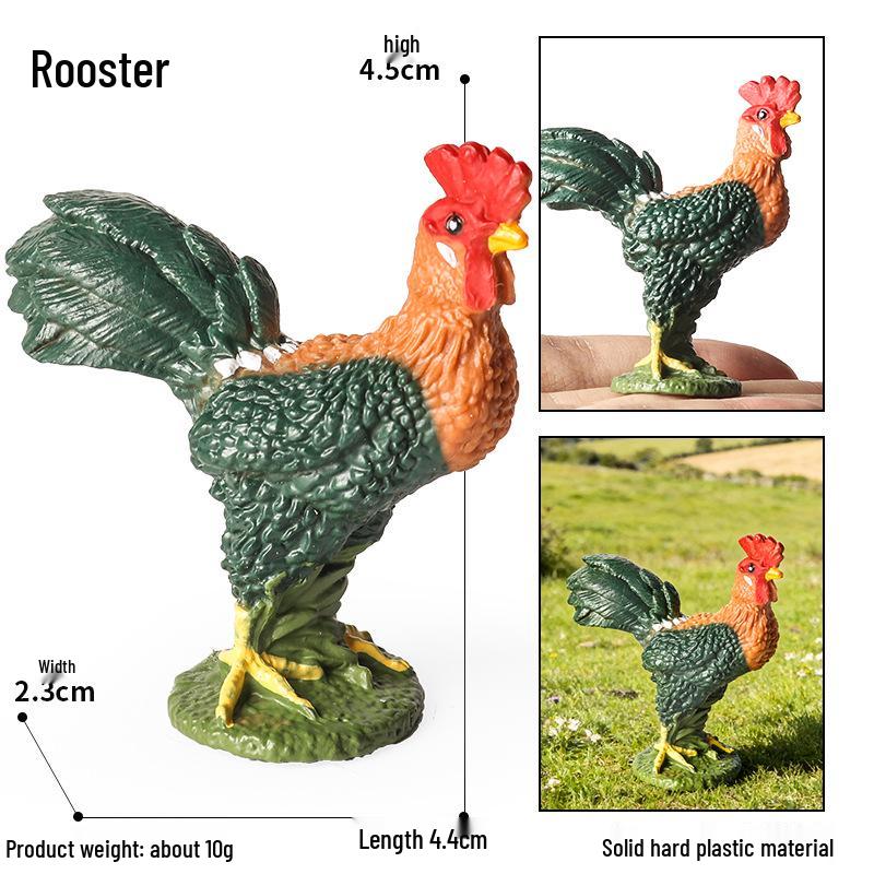 Wild Animal & Bird Simulation Figurines - Mandarin Duck Scene for Children s Cognitive Play