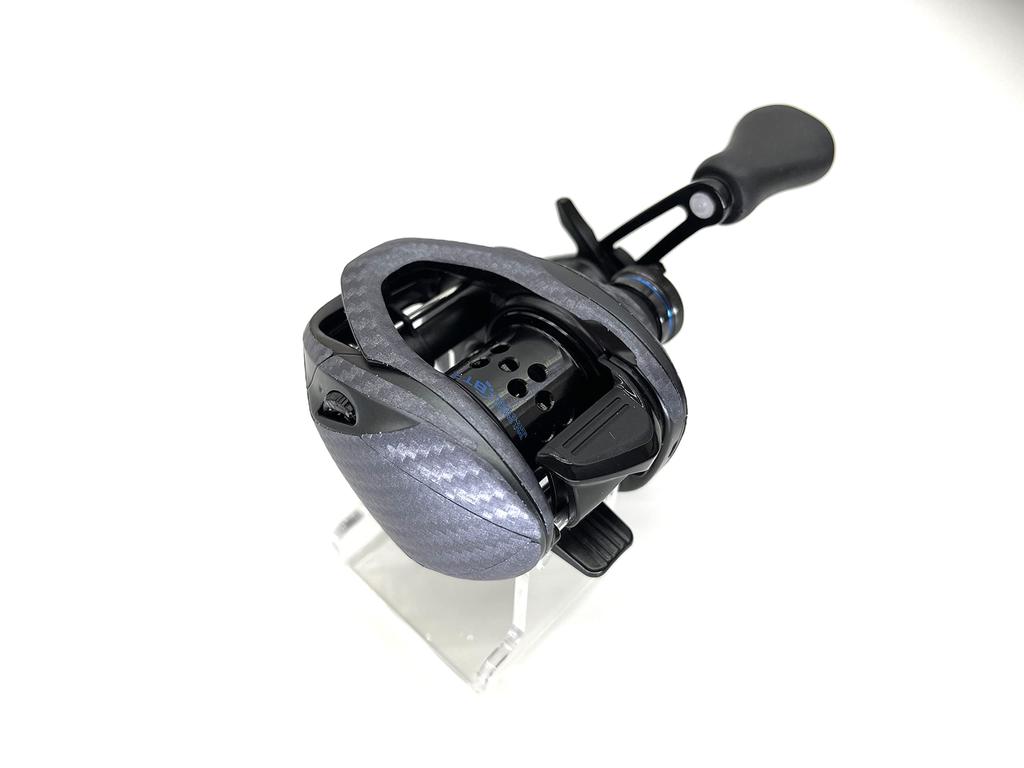 CUSTOM Custom Decal for YOROI 25SLXBFS and 21SLXBFS Baitcasting Scratch Protection SEAT.JP Reels, (Silver, Right-Handed)