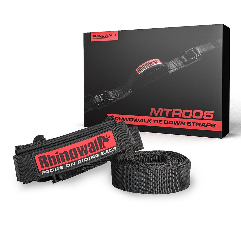 Rhinowalk Motorcycle Luggage Strap Universal 2.5M Buckle Tie-Down Belt Cargo Straps Eeinforced Strap With Cam Buckle 2.5M Strap