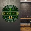 Personalized Irish Pub Metal Sign Wall Decor St Patrick Day Decoration