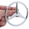 52/58mm Car Steering Wheel Center Stickers STAR Emblem For Mercedes Benz AMG W124 W202 W203 W210 W212 W220 Decal Car Accessories QZ7