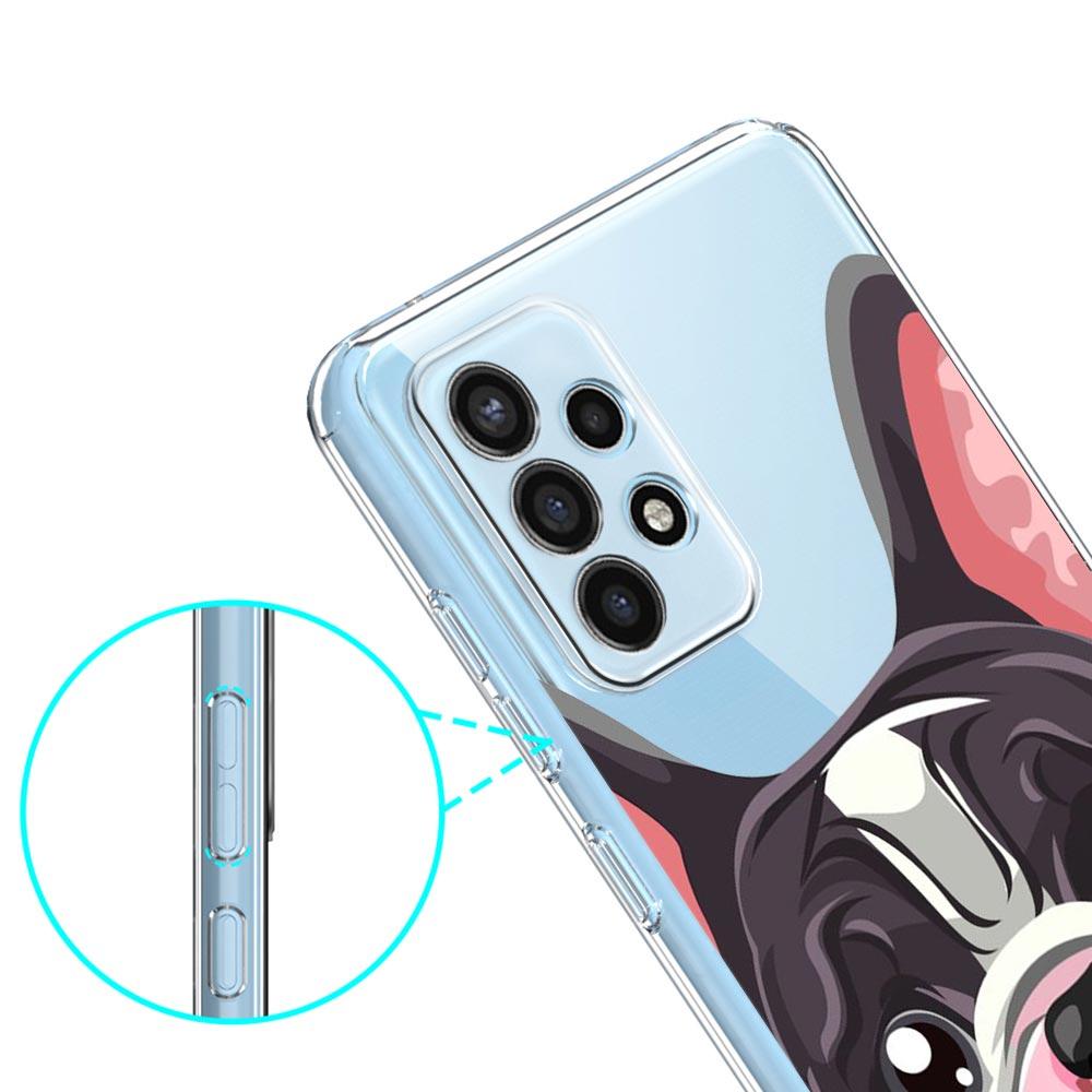 Pug Dog French Bulldog For Samsung Galaxy A51 Phone Case A71 A21S A12 A11 A31 A52 A41 A32 A01 A23 A33 A53 A73 A03S A13 5G Cover