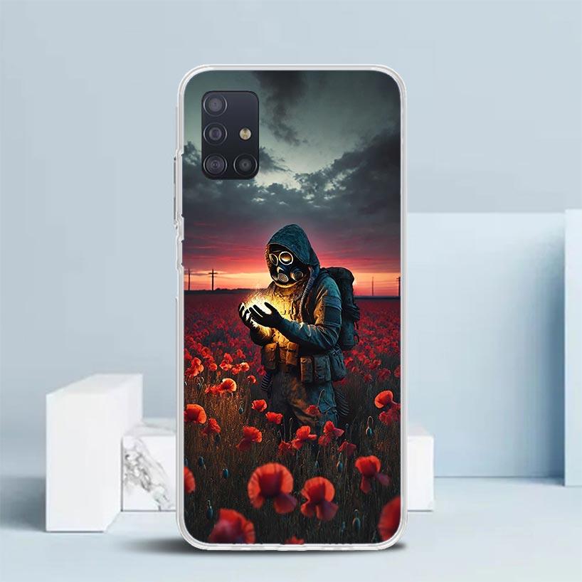 Game S-Stalker Soft Cover for Samsung Galaxy A12 A22 A32 A52 A72 A02S Phone Case Note 20 Ultra 10 S10 Plus A51 A71 A50S A20S A10