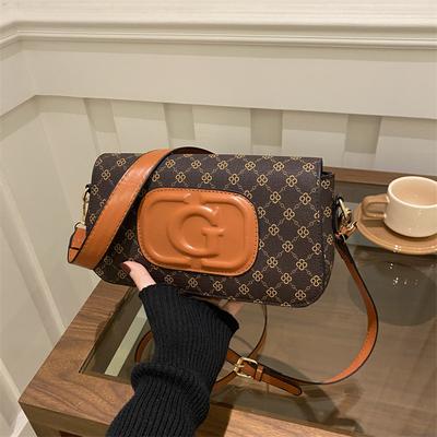 Light Luxury Small Bag Fashion Printed Shoulder Bag Trendy Fashion Small Square Bag Casual Versatile Messenger Bag