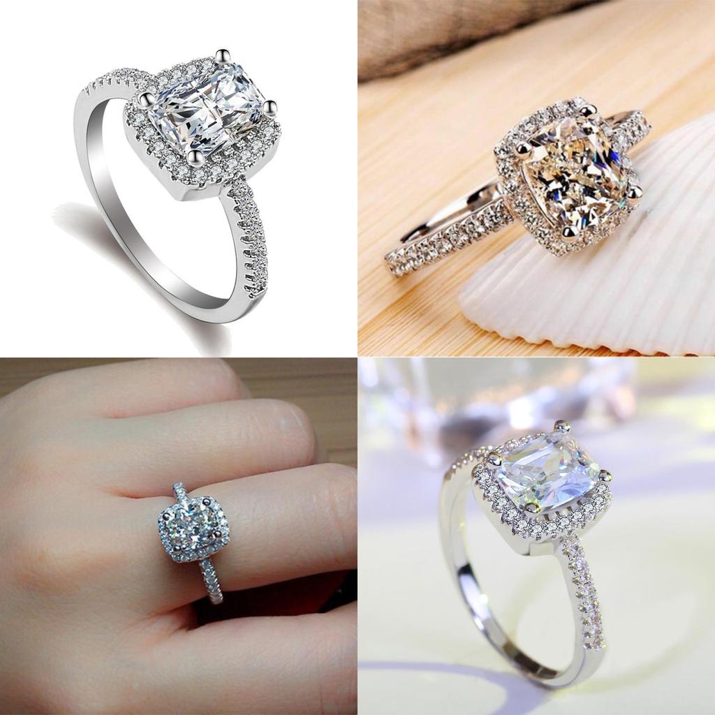 Elegant Fashion Brand Women Jewelry Wedding Engagement Ring With Timeless Design