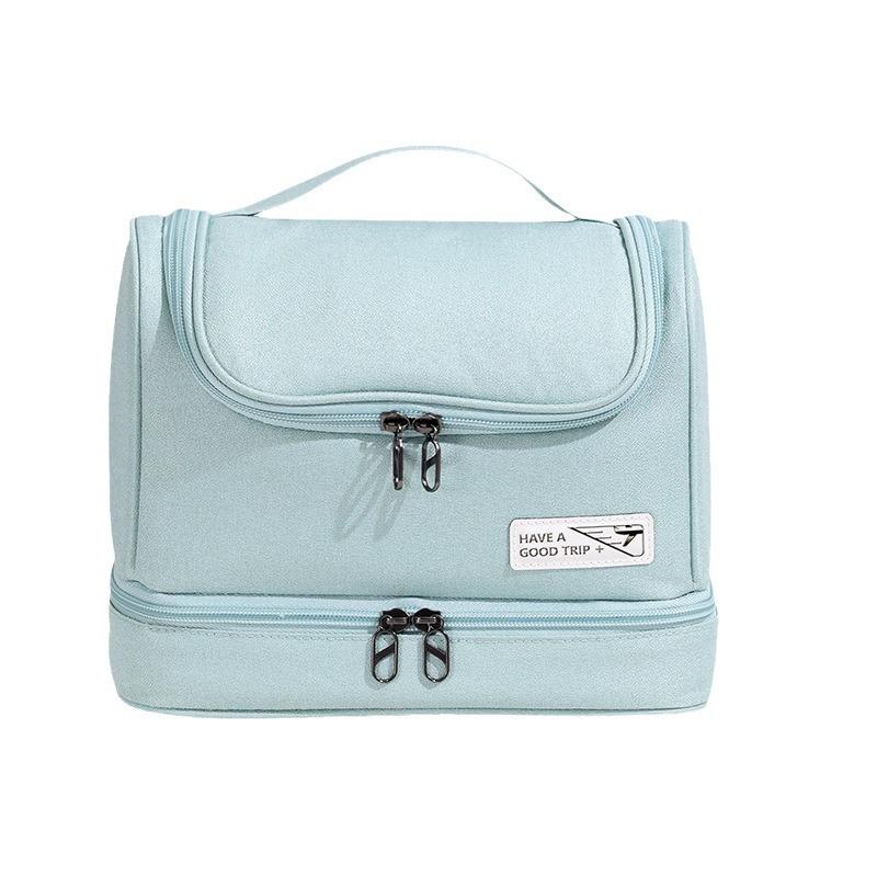 

Новый дорожный крючок, сумка для разделения сухого и мокрого, деловая поездка, большая вместимость, сумка для туалетных принадлежностей, многофункциональная сумка для хранения косметики в наличии светло-синий