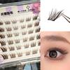 With Jelly Glue Strips Self-Adhesive Eyelashes Glue Free Manga Lashes Popular False Eyelashes  Girl