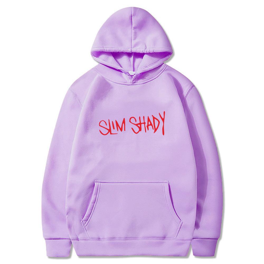 Eminem Slim Shady Hoodie 90s Rapper Eminem Graphic Sweatshirt Fall Men's Cool Hip Hop Vintage Pullovers Unisex Gothic Streetwear