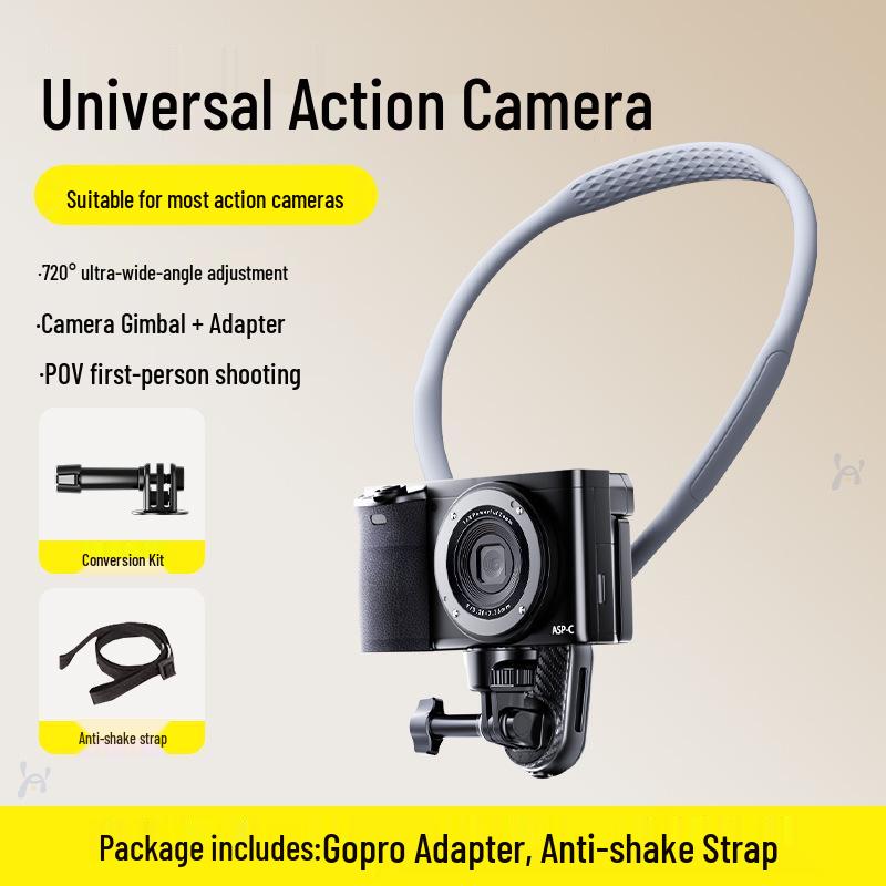 

Magnetic Shockproof Chest & Neck Mount for FPV Phone Camera - Ideal for Cycling, Sports, and Outdoor Live Streaming.