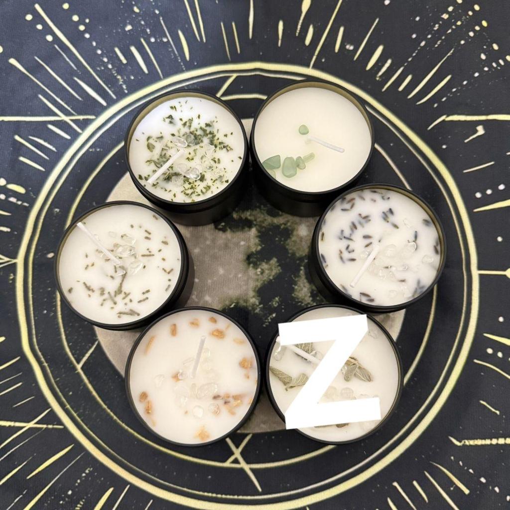 Handmade Sage, Palo Santo, and Cedar Soy Wax Candle for Indoor Air Purification