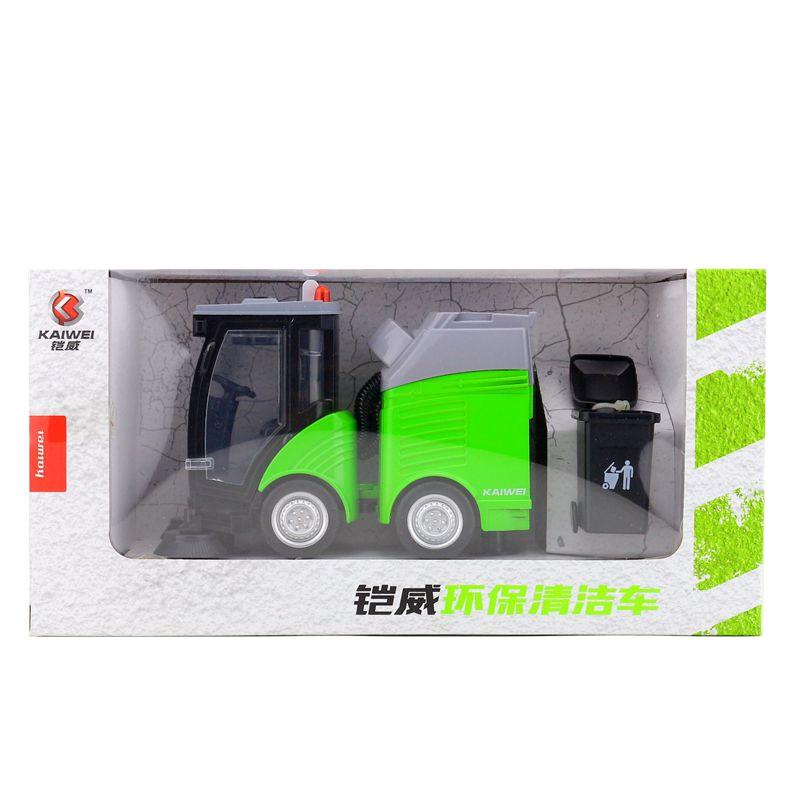 Truck Childrens Garbage Car Model Alloy Toy With Inertia Control Collectors For
