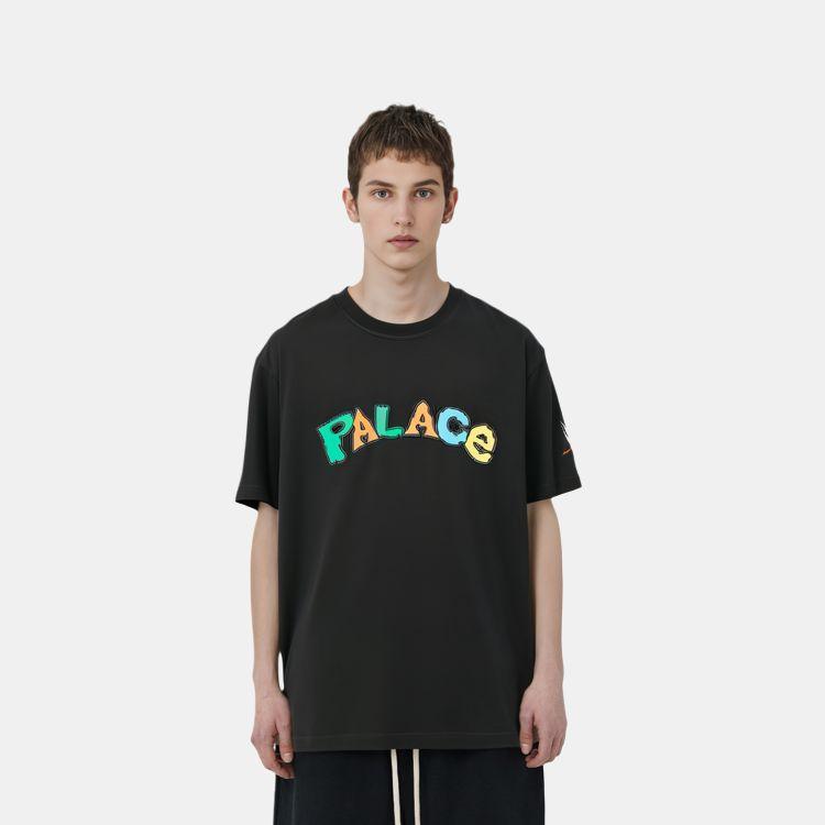 Palace X WWE Nice Day T-Shirt Black Unisex Tops P22TS462
