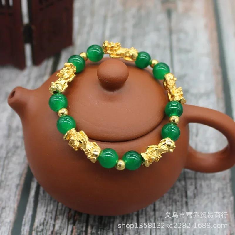 B38 Cute Bracelet Good Luck Mascot Bracelet Chinese Beast Wealth Honor Wristband Charm Exquisite Men Women Bracelet Trend Femme