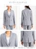 Jacket Suit for Cool Business Summer Large Long Job Office 3L Navy Mix [Add Rouge] Only, Women, Spring, Summer, Biz, Washable, Suit, Suit, Size,