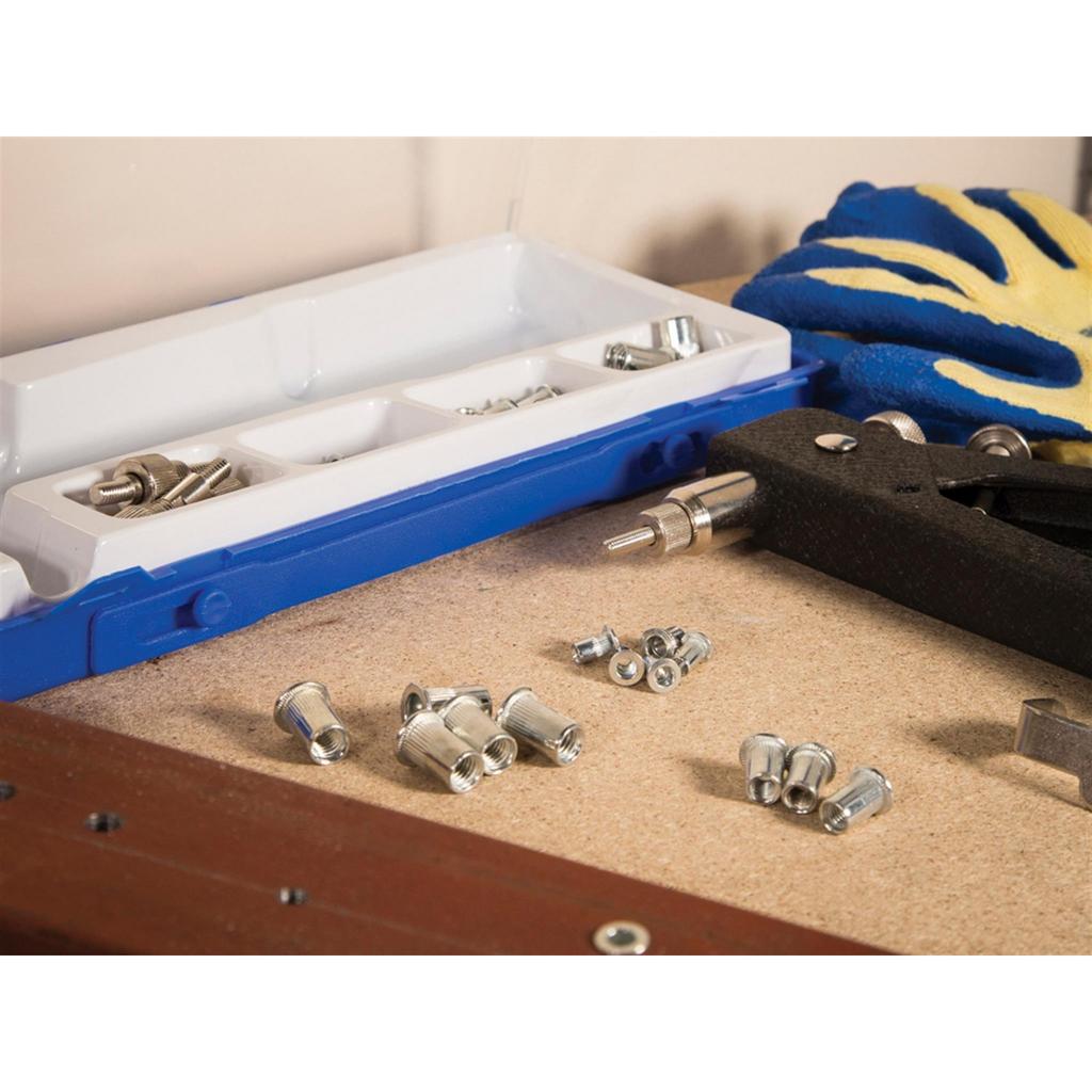 Kit Rivettatrice per Dadi Bluespot Tools (m3-m8) 86 Pezzi