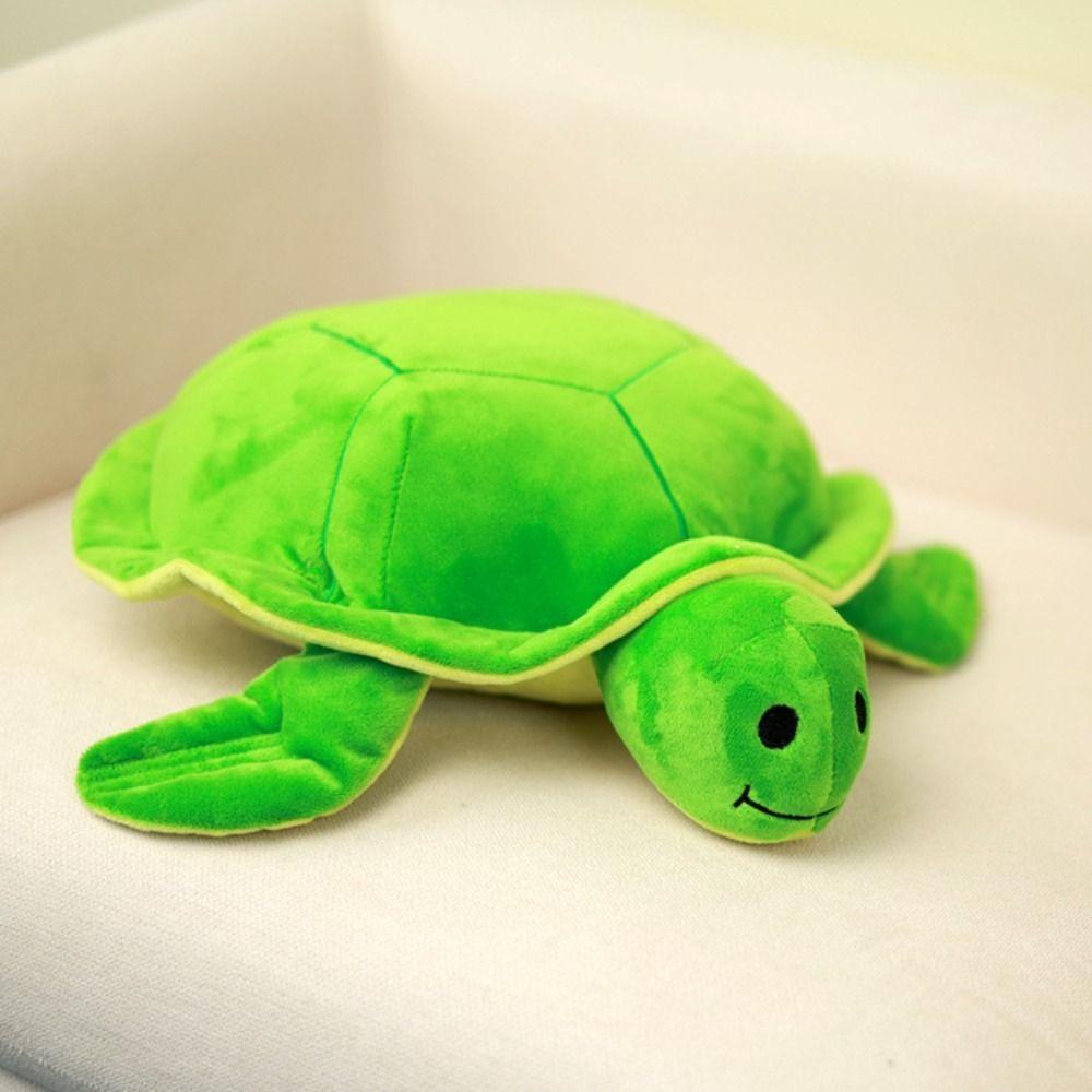 Soft Green Turtle Plush Toys Fluffy Turtle Doll Throw Pillow Kids Birthday Christmas