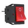 Welding Machine 30A 120/250V High Current Red Copper Rocker Power Button Switch 4Pin With Light  ON-OFF Electrical Accessories