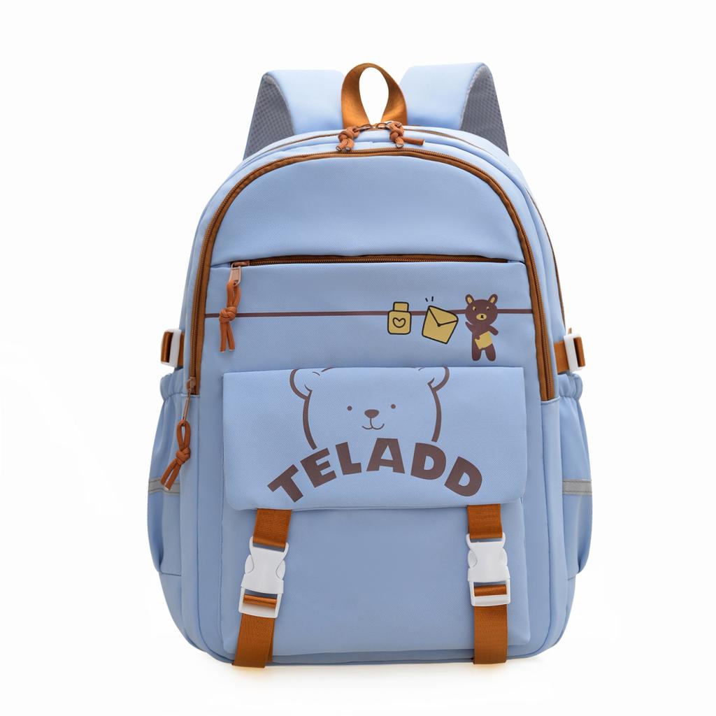 New cartoon puppy printed schoolbag high value college junior high school students multi-compartment backpack