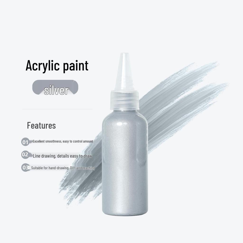 100ml Waterproof Acrylic Paint Set for Children's DIY Projects & Plaster Dolls.