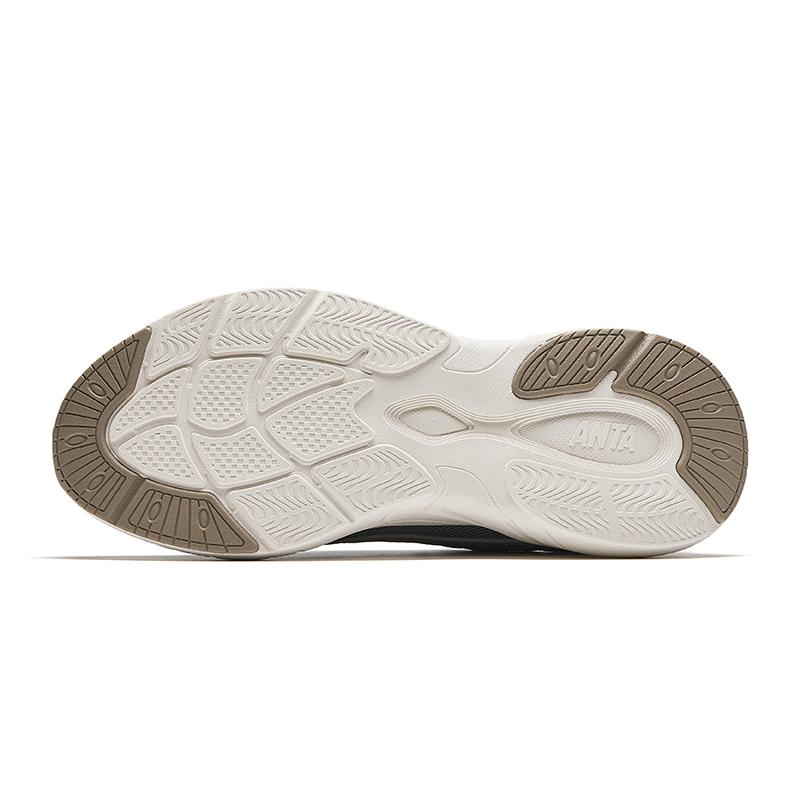 Anta Pulse Comfortable Versatile Fashionable Trendy Durable Breathable Low Top Casual Shoes Men Sneakers White Gray 112628851-4