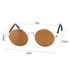 Round Pet Supplies Trend Toys Photos Props Pet Sunglasses Eye-wear Reflection Glasses Cat Glasses