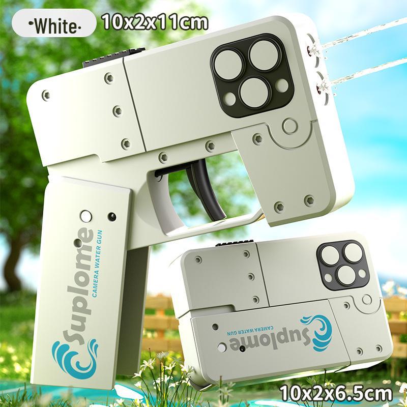 Creative Apple Transforming Water Gun Toy for Boys - Long-Range Manual Squirt Gun, Perfect Children's Day Gift