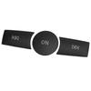 1 Set Volume Button Knob Cover Trim Fit for Mercedes Benz C GLK CLS E Class Black Plastic