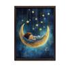Poster Dream On The Moon Poster Dream On The Moon, 50X70 Cm, Frameless, Matte Paper 230 Gsm