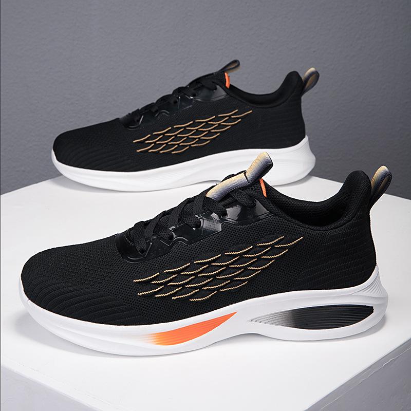 Sneakers men's shoes new spring and summer breathable soft-soled running shoes men's lightweight shock-absorbing versatile casual shoes
