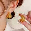 Female Personalized Fashion Retro Multi Layer Winding C Earrings