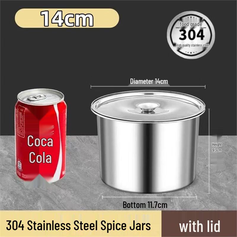

Jinjinlin 304 Stainless Steel Commercial Seasoning Jar Set
