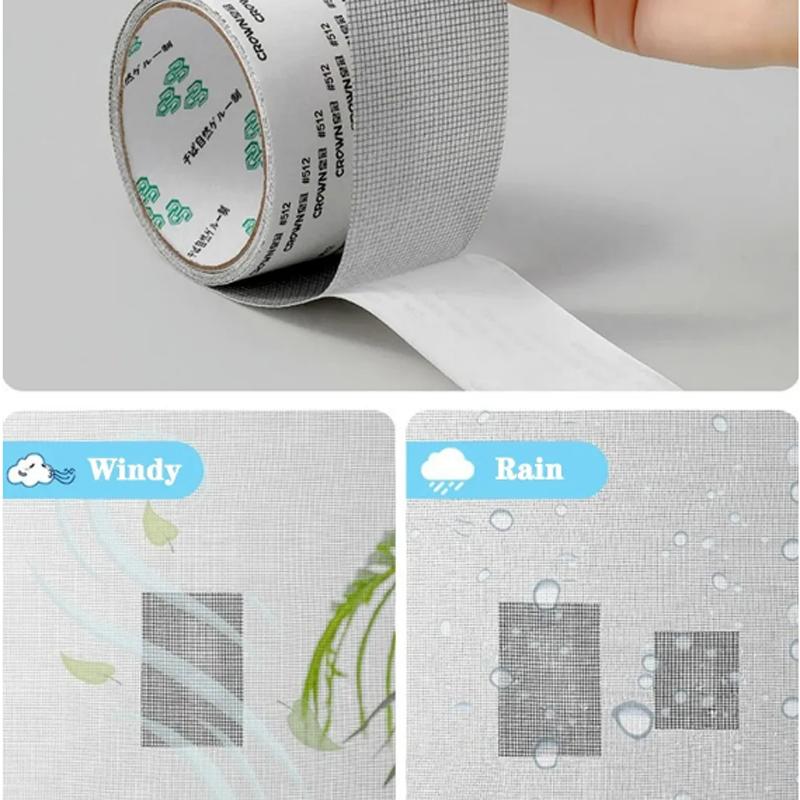 1PCS Easy-to-Apply Waterproof Window Screen Repair Tape – Keep Mosquitoes Out with Our Anti-Insect, Self-Adhesive Mesh Patch