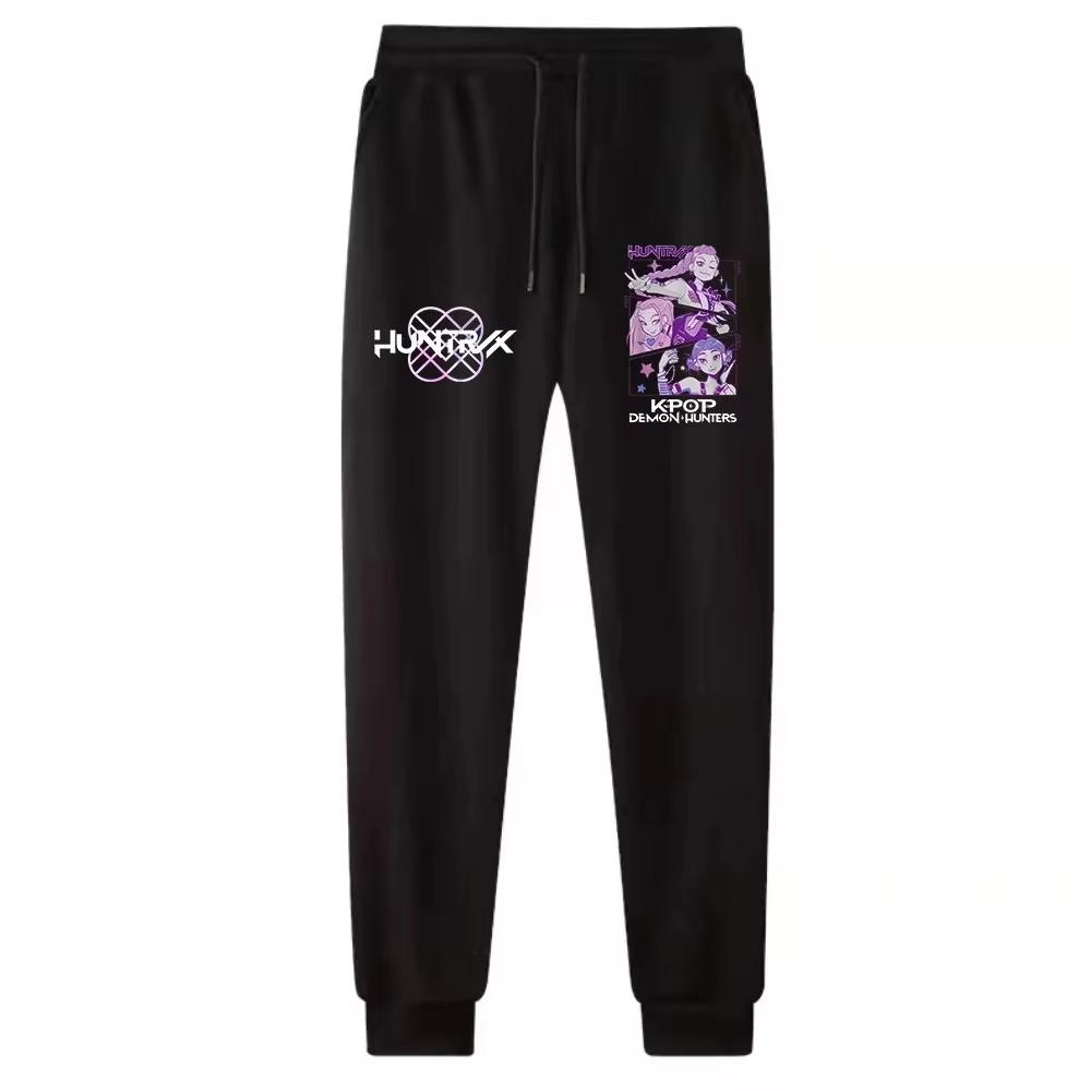 Kpop Demon Hunter Pants Harajuku Streetwear Men's Women Jogging Sweatpants Print Running Trousers Sport Jogger Pants