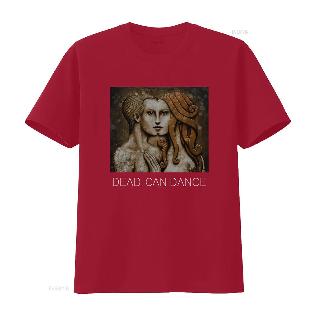 Dead Can Dance Band Artistic Couple Print T Shirt Fashion Clothing Vintage Washed Streetwear Homme Slightly Unisex Versatile