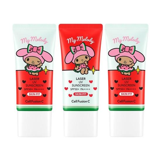 Cell Fusion C Laser UV Sunscreen 35ml 1+1+1 Tanned My Melody Special Set